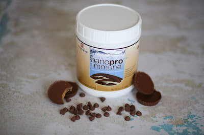 Chocolate Almond Cups: Made with Nanopro Chocolate
