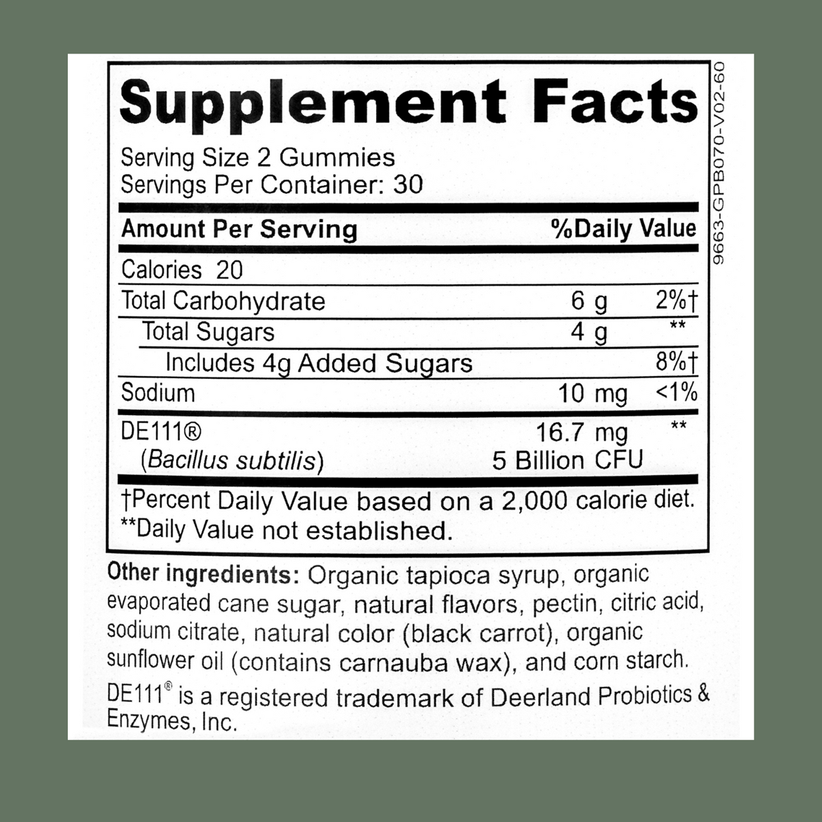 nanoprobiotic: gummies biopharmasci